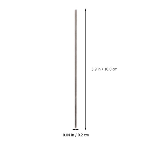 50 Unidades Acessórios De Brinquedo 2Mm Prata 1