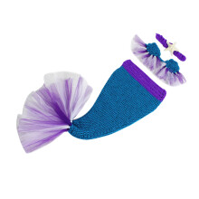 1 Set Newborn Mermaid Tail Photography Prop Baby Costume Knit Sweater