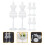 6 Stuks Popkleding Mannequin Jurk Display Standaard 2