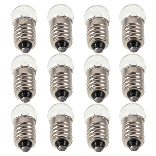 12 Lampadine Miniatura Con Attacco A Vite Per