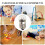 12 Lampadine Miniatura Con Attacco A Vite Per 8