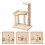 Miniature Wood Cat Tree Climbing Tower Decorative Mini House 3