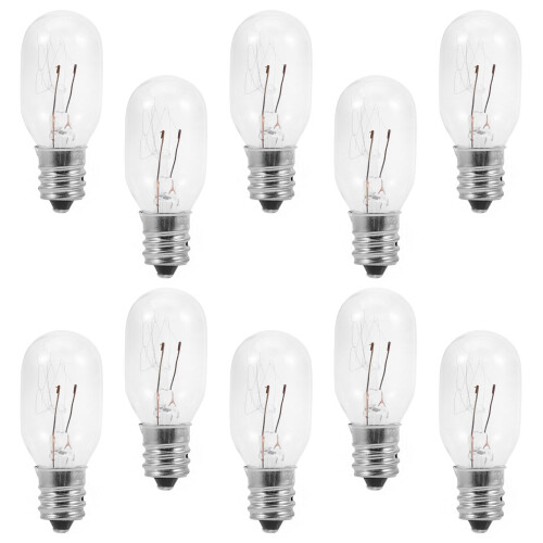 10Pcs Wax Warmer Bulb Fragrance Diffuser Lamp E17 15W