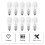 10Pcs Wax Warmer Bulb Fragrance Diffuser Lamp E17 15W 8