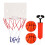 Portable Mini Wall-Mounted Basketball Game Set With Backboard Balls 1