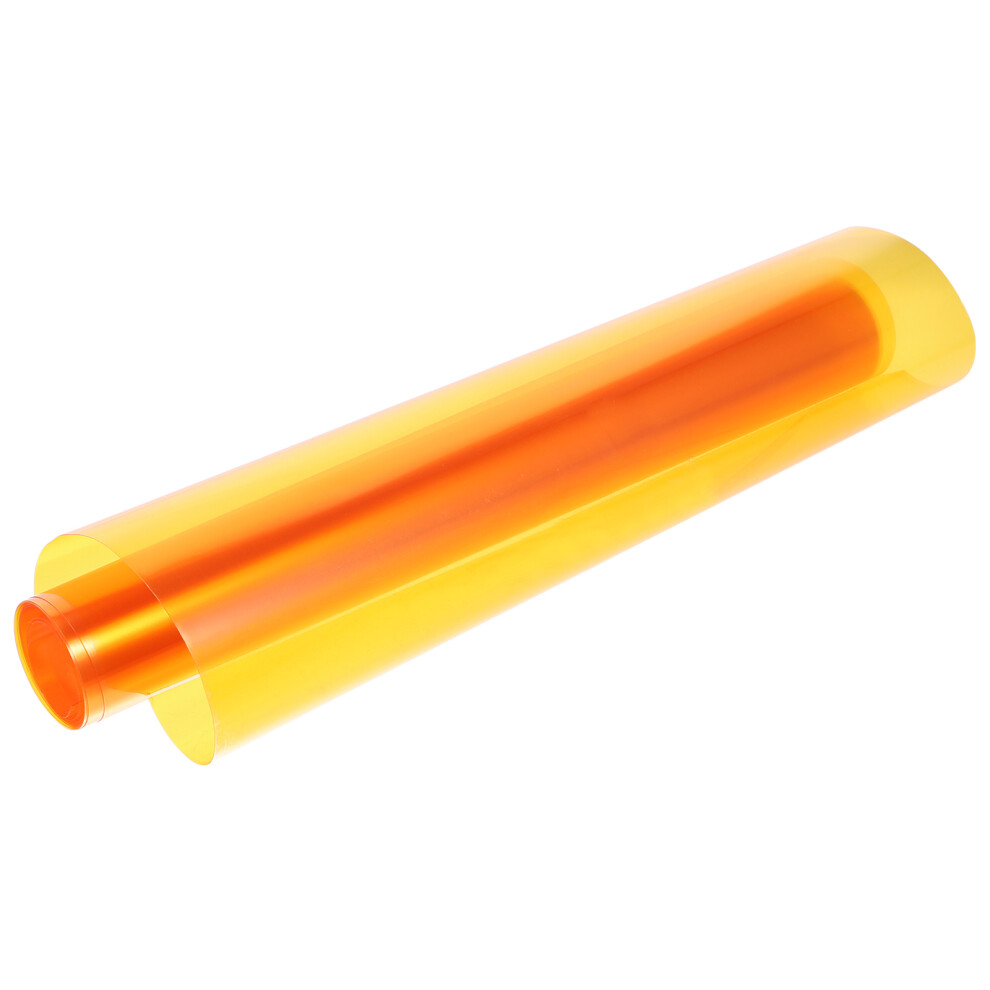 30 120Cm Self Adhesive Tint Vinyl Film For Headlights Orange 3547807527172