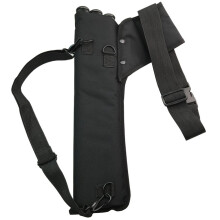 Archery Quiver 3Tubes Hip Quiver With Adjustable Belt Arrow Holder And Arrow Bag Black For Hunting And Shooting