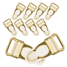 10 Unidades Sock Clamps Ajustable Correa Clip