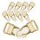 10 Unidades Sock Clamps Ajustable Correa Clip 1