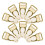 10 Unidades Sock Clamps Ajustable Correa Clip 7