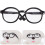 Mini Gafas Redondas De Plástico Para Y Manualidades 10