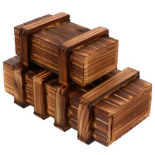 2 Pièces Boîte En Bois Secret Éducatif Pour Enfants