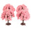 4 Piezas Árbol De Artificial, Mini Decoración Floral 9