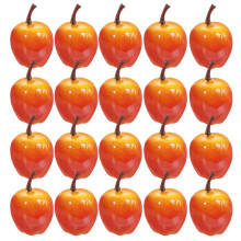 20 Unidades De Manzanas Simulación Decorativo Realistas