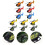 12Pcs Children Airplanes Pull Back Power Helicopter Toys 10