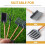 4Pcs Mini Rastelo Ferramentas Crianças 5