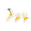 Miniature Hand Trolley Set With Forklift And Platform Cart 2