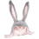 Rabbit Headwear Cartoon Plush Hat With Movable Ears Grey 11
