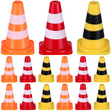 30 Pcs Mini Traffic Cones Small Road Sign Toy For Early Education