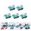 5Pcs Retro Style Clockwork Tank Toys For Children Desktop Model 7