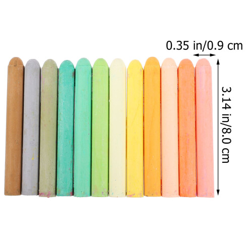24Pcs Giz Portátil Para Quadro-Negro 1