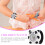 2 Pezzi Per In Silicone Con Design Panda 11