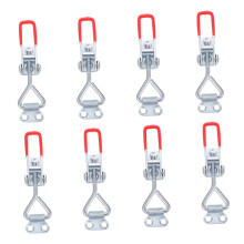 8 Pcs Heavy Duty Adjustable Iron Latch Clamps For Toolbox Quick Release Toggle Pull Latches Zinc Plated