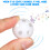 50 Pcs Plastic Rattle Balls Inserts For Pet 11