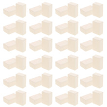 Acrylic Game Pieces White Stacking Counters For DIY Mahjong