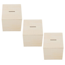 3Pcs Frascos De Para Poupança Dinheiro