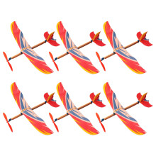 6pcs Diy Airplane Toys Flying Glider Planes Educational Plaything
