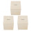 3Pcs Frascos De Para Poupança Dinheiro 5