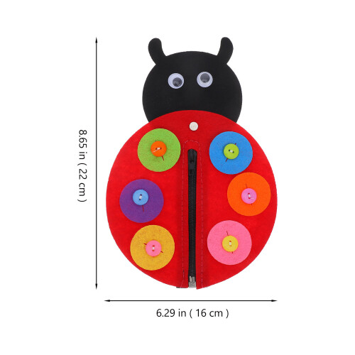 Educativo In Coccinella Con Cerniera Per Bambini 1