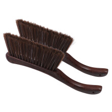 2Pcs Soft Bristle Fireplace Brush Wooden Handle Ash and Soot Cleaner