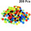 200Pcs 15Mm Plastic Chips Game Markers For Party Carnival 2