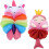 2Pcs De Banho Com Desenho Esponja Suave Para Crianças 6