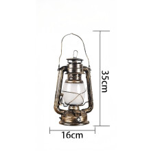 Rechargeable retro LED kerosene lamp