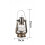 Rechargeable retro LED kerosene lamp 1