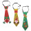 3 Kerststropdassen Gedrukte Feestelijke Accessoires 8