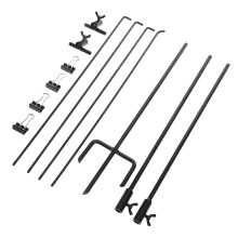 Adjustable Paper Target Stand Durable Metal For Shooting Practice