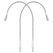 2 Szt. Do Klawiatury USB Z Giętką Łapą, LED Dla Laptopa I Biurka