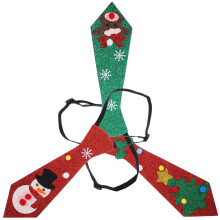 3 Kerststropdassen Gedrukte Dasjes Kerstaccessoires