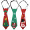3 Kerststropdassen Gedrukte Dasjes Kerstaccessoires 4