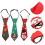 3 Kerststropdassen Gedrukte Dasjes Kerstaccessoires 7