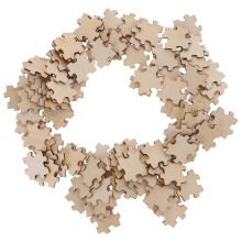 100 Sztuk DIY Drewniane Puzzle Krzaciki Dzieci