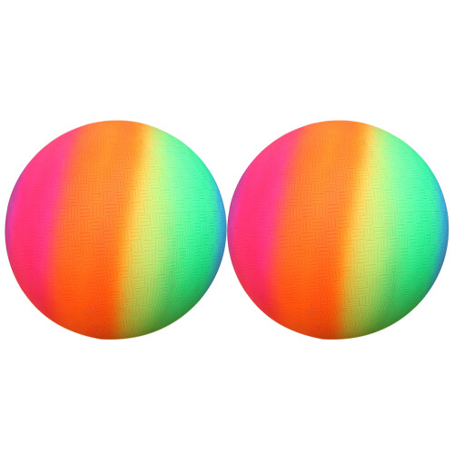 2 Unidades Bolas Grossas 22 Cm PVC Para Chutar Infantil 2