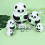 10 De Panda Dibujos Muñecas Rusas Madera 7