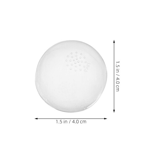 2 Unidades Capa Silicone Transparente Para Perucas Bjd 1/8 1