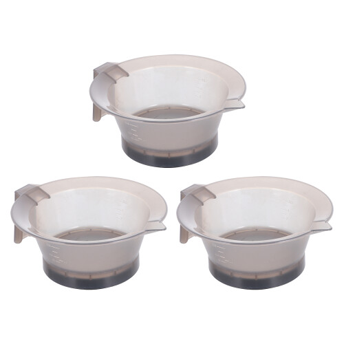 3Pcs Tintura Plástico Kit Mistura Profissional