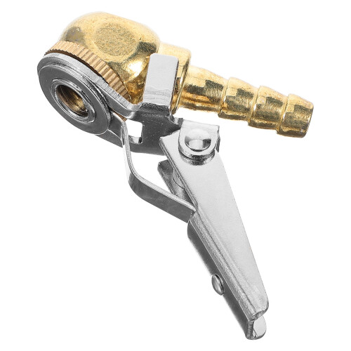 Tire Inflator Air Chuck Locking Quick Connect With Clip 1